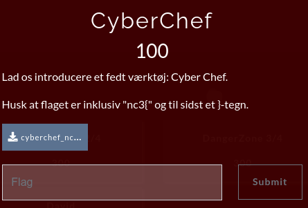 NC3 Challenge: CyberChef