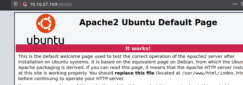 DangerZone Apache-page