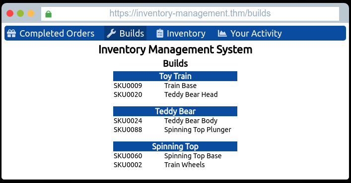 IMS website Builds