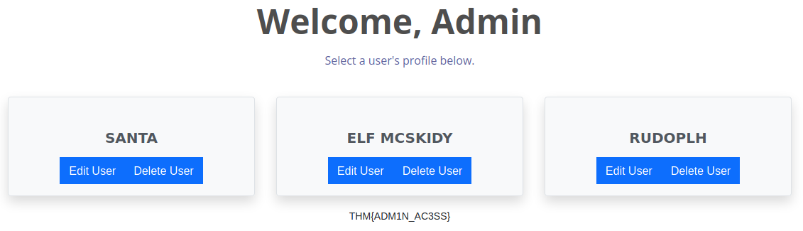 Admin page for the Email System