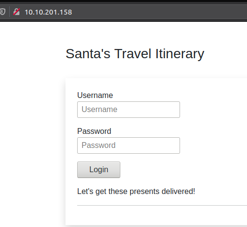 Santa's Travel Itinerary