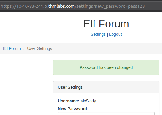 Elf Forum Bad Validation